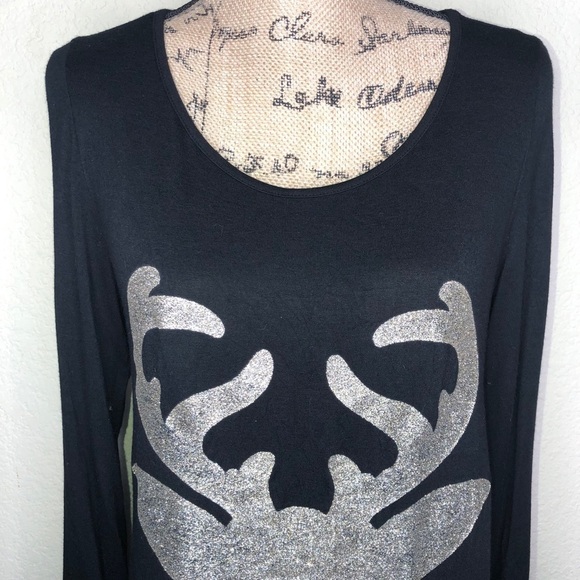 Rudolph the Red Nosed Reindeer Black Swing Dress Size Medium - Picture 2 of 8